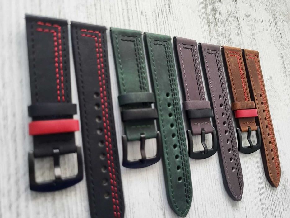 Кожена каишка Deluxe за Huawei GT/Pro/GT2/GT3/Watch 3, pro , Samsung S