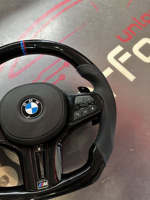 Volan BMW - Piano Black - Custom - Seria G - TJA - Incalzire - Vibro