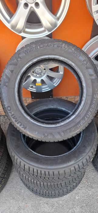 4бр. 215/60/17 Kumho 7.1mm грайфер, дот 19г. Предлагаме монтаж