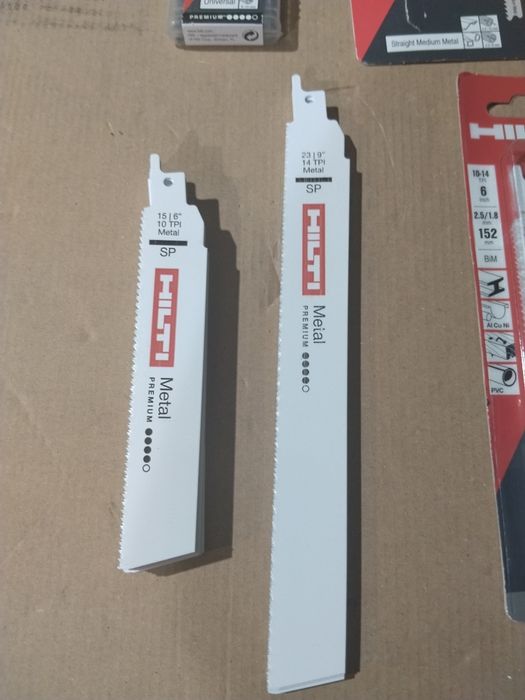 Hilti ножове за саблен трион и зеге