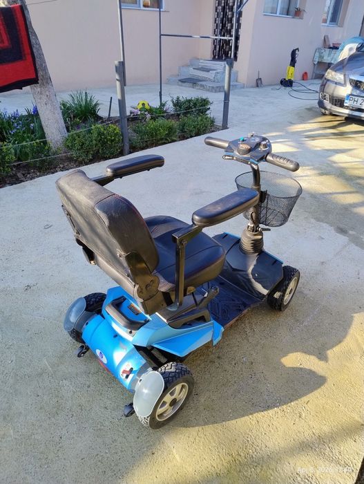 Scuter electric 4 roți mobilitate / seniori – FUNCȚIONAL, PREȚ BUN