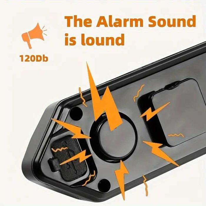 Задна LED светлина с МИГАЧИ, Безжично управление, Звуков сигнал, USB