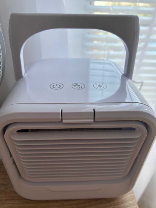 Мини охладител за въздух Silvercrest + подарък вентилатор