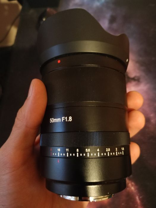 Obiectiv 7Artisans 50mm F1.8 pentru Sony E, Autofocus, Diafragma Mare, AF-MF, Full Frame