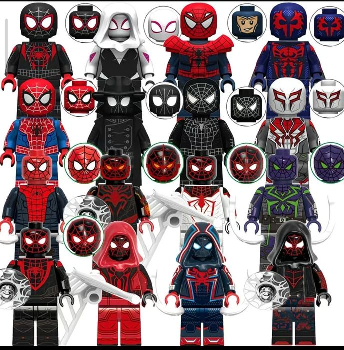 Лего человеки Пауки