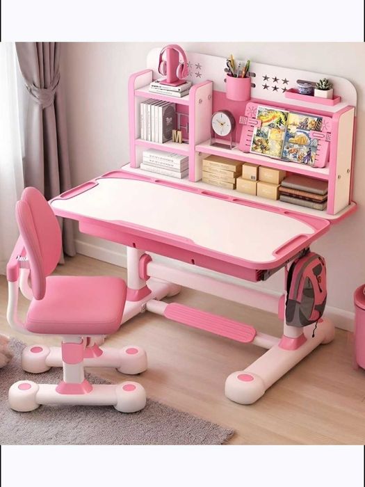 Учебный стол Трансформер парта- эргономичный, для детей от 3 до 18 лет