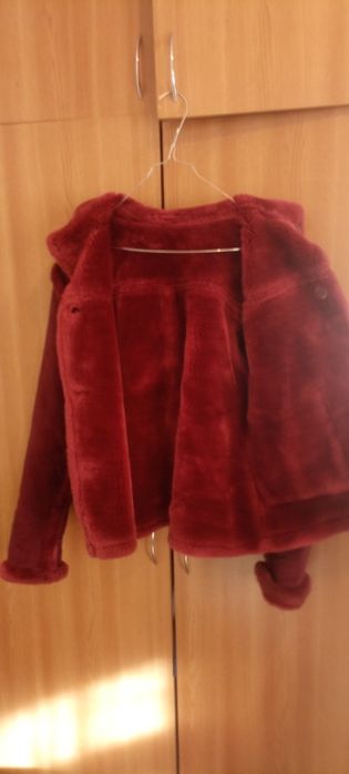 Haina de blana naturala și cojoc de damain stare foarte buna