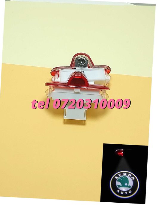 Proiector Led Cu Logo Skoda Octavia 2  Btsl019