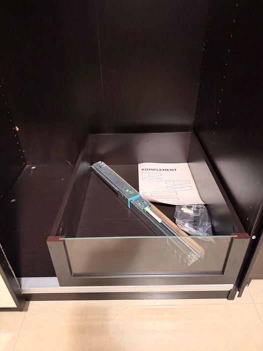 KOMPLEMENT
Чекмедже със стъклено чело IKEA