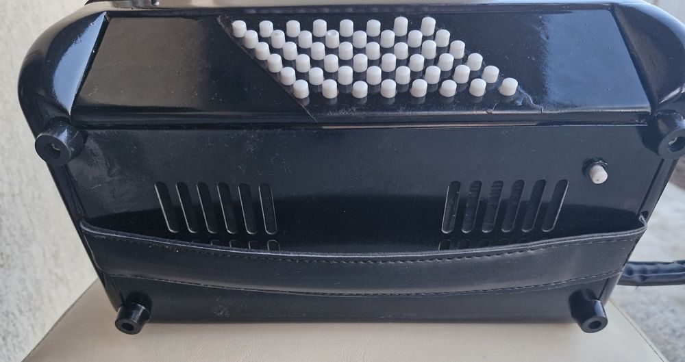 Acordeon Parrot cu 48 basi negru
