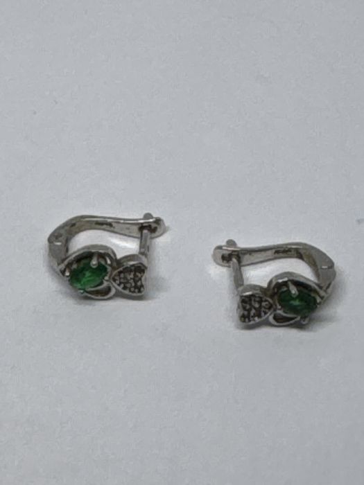 сребърни дамски обеци 2.22гр 925