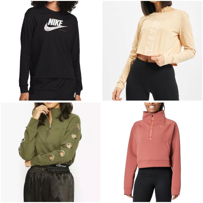 Дамски горнища и долнища Nike,New Balance и Hoodrich -различни размери