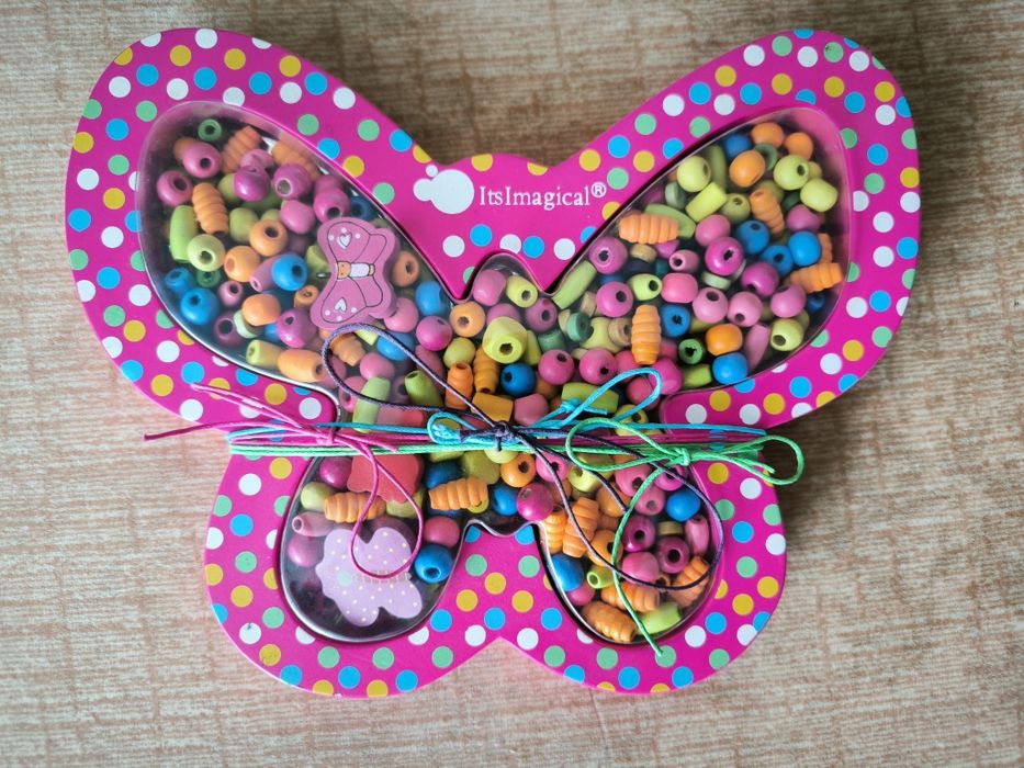 Детски сет с дървени мъниста Imaginarium