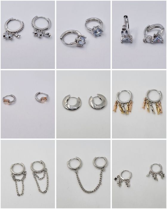 Сребърни обеци / обеци