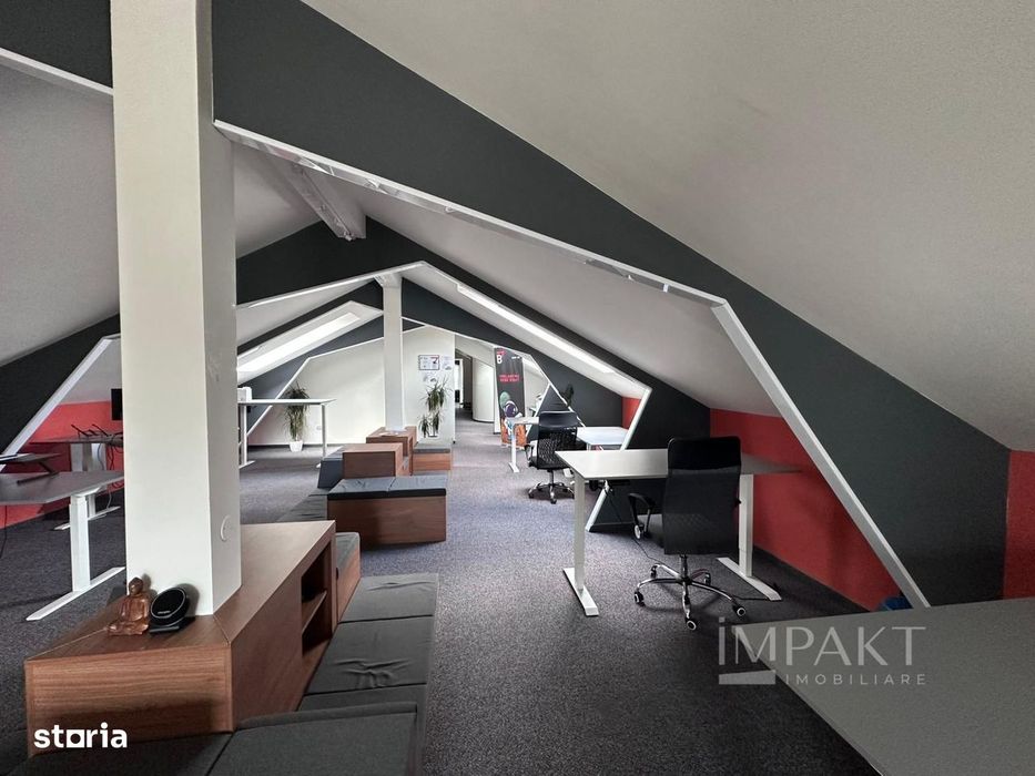 Spatiu office modern cu terase si parcari | 250 mp