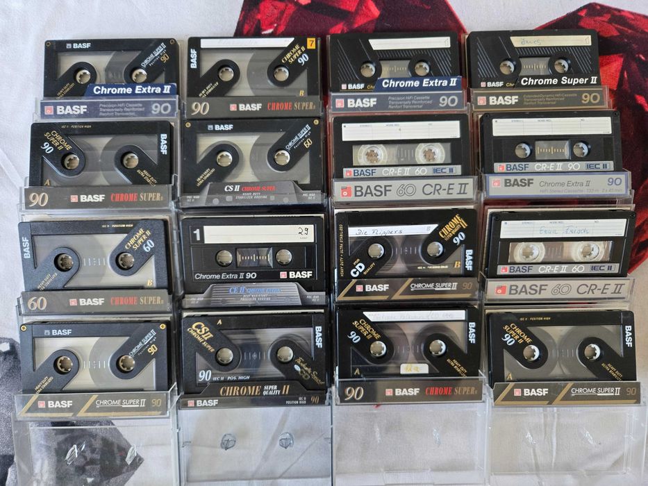 Casete audio BASF 60 si 90 minute chrome
