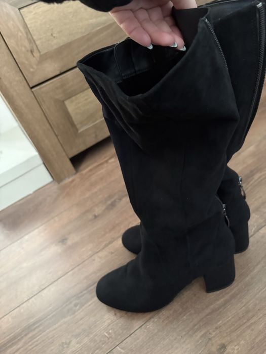 Gerry Weber ботуши от естествен велур/кожа