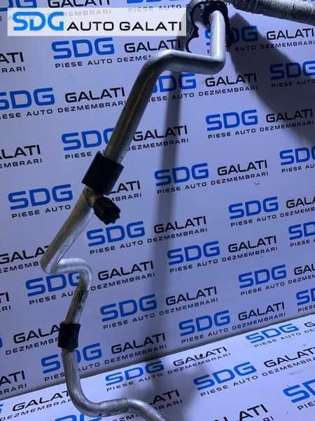 Conducta Teava Compresor AC Clima Audi A3 8P 2.0 TDI BMN BKD AZV 2004 - 2013 Cod 1K0820743CC [D0617]