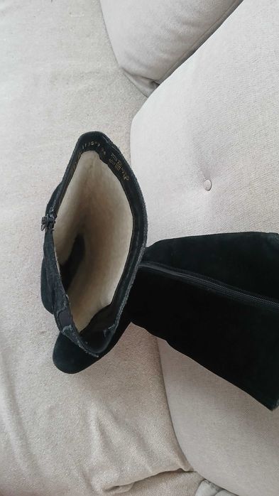 Cizme piele naturală întoarsă Rieker