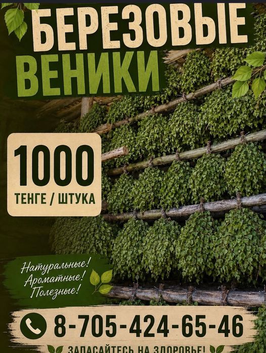 Веники березовые для бани