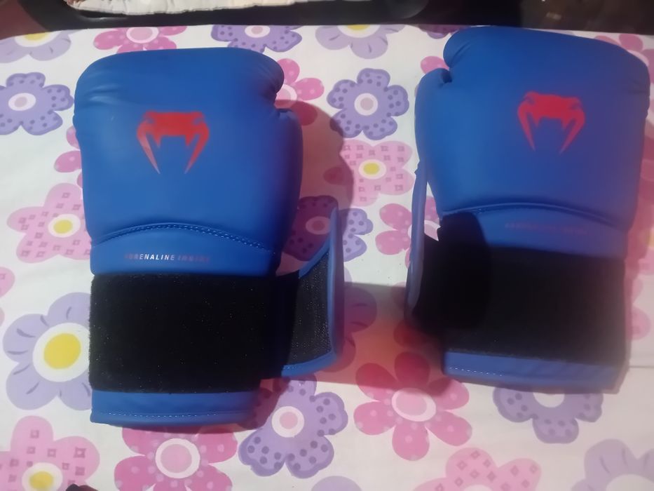 Mănuși box VENUM contender 2.0 albastre OZ 12