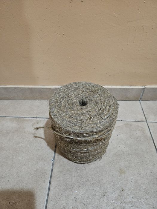 Рулон веревки шпанат джутовый