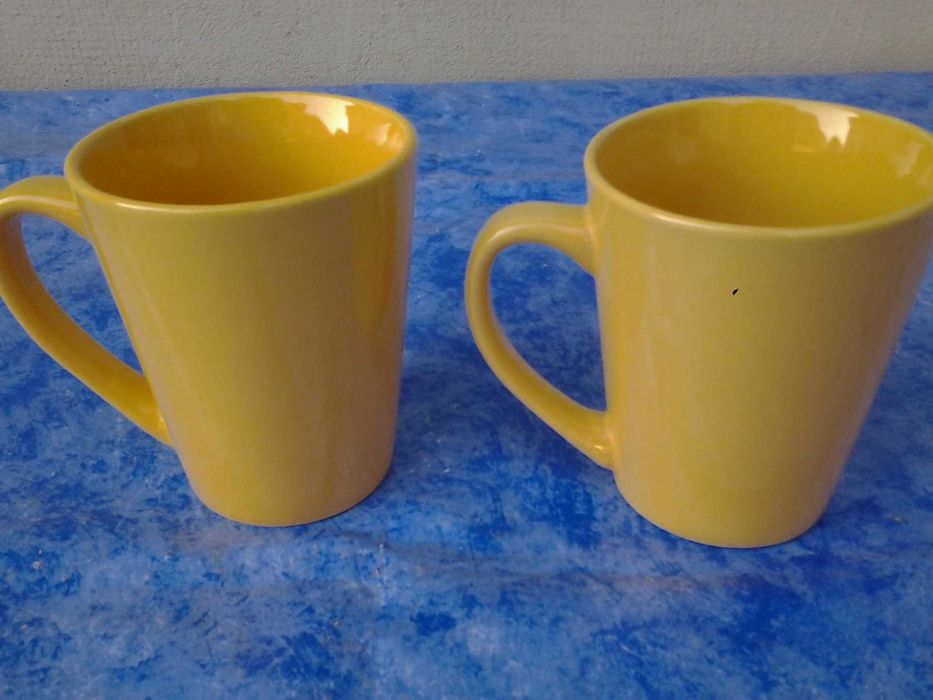 Yellow, set 2 cani cesti cafea si ceai de portelan, 250 ml