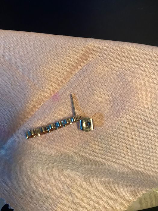 Серьга с кристаллами SWAROVSKI