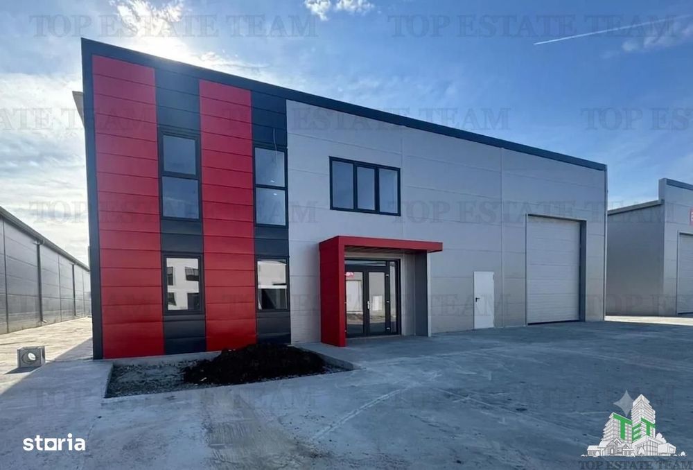 Hala noua de inchiriat 593 mp zona Chitila, Ilfov - Acces TIR si Centu
