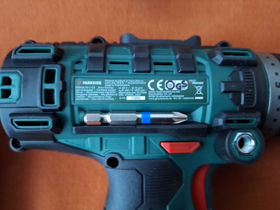 Masina de gaurit cu percutie, 3 funcții: găurire, găurire cu percuție