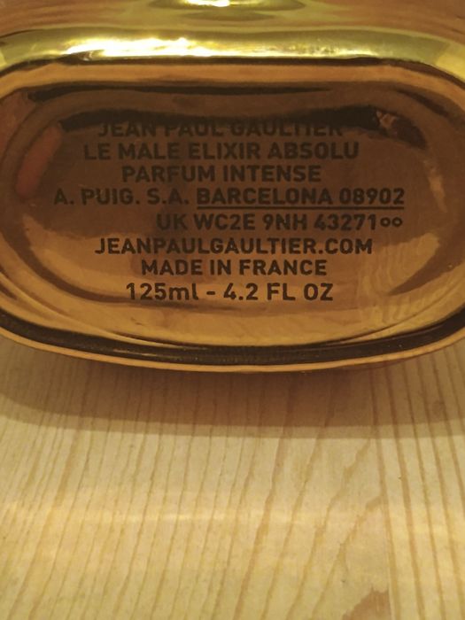 Parfum Jean Paul Gaultier Le Male Elixir Absolu