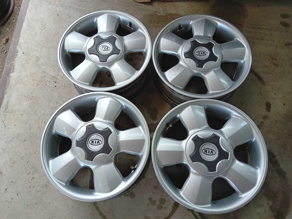 4бр.джанти алуминиеви за Kia 5х1143:16-ки,6,5J16,et45
