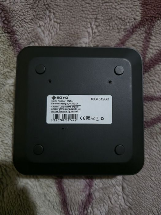 Soyo m4 pro 16+512GB Мини-Компьютер