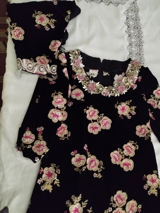 Женское платье со штанамт