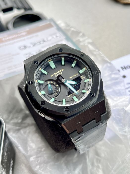 Casioak / Casio G-Shock GA-2100 Mod Black Metal
