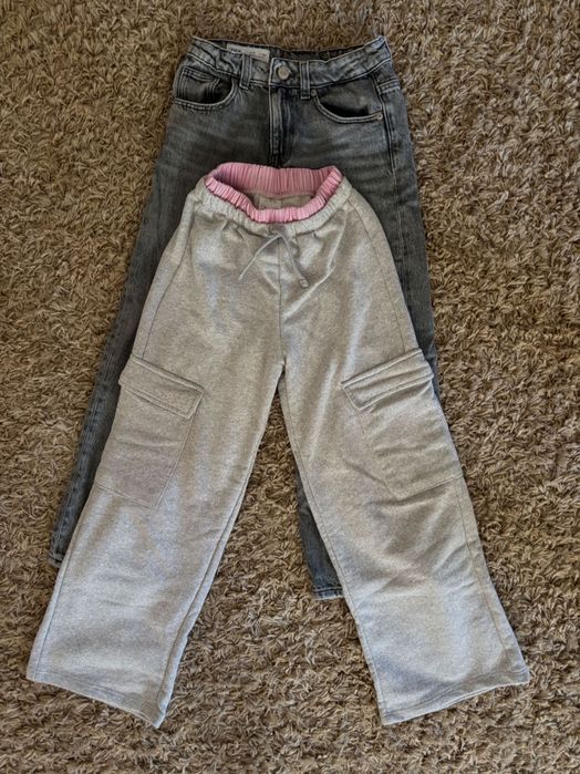 Дънки за момиче 9г 134 Zara HM Reserved