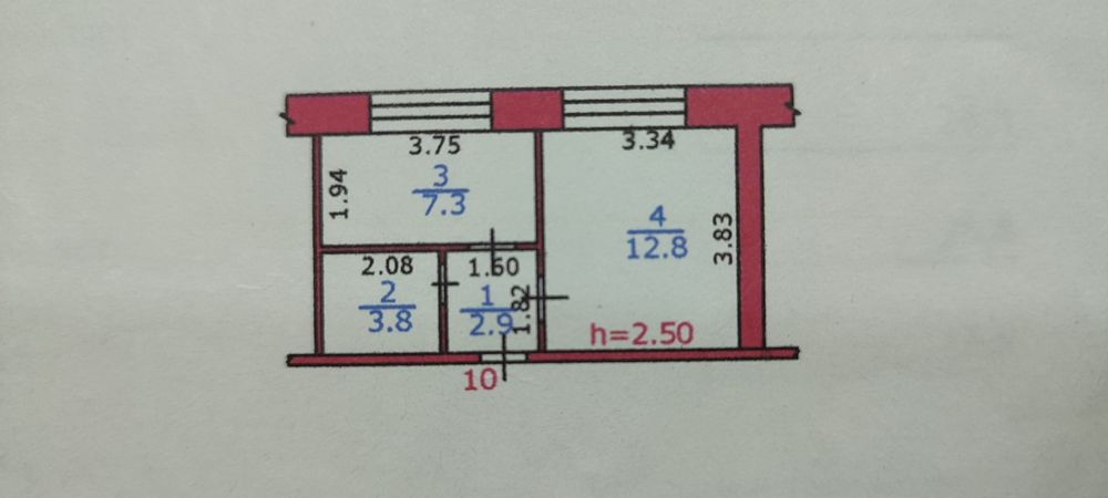 Продам однокомнатную квартиру