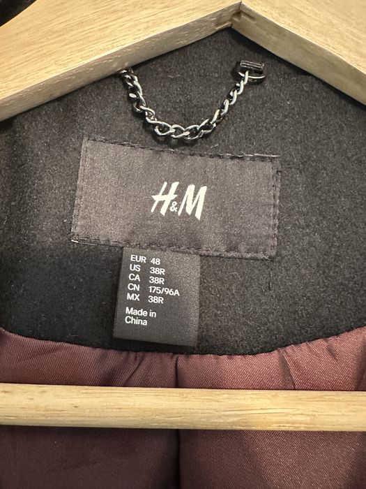 Palton de lana H&M, palton barbati