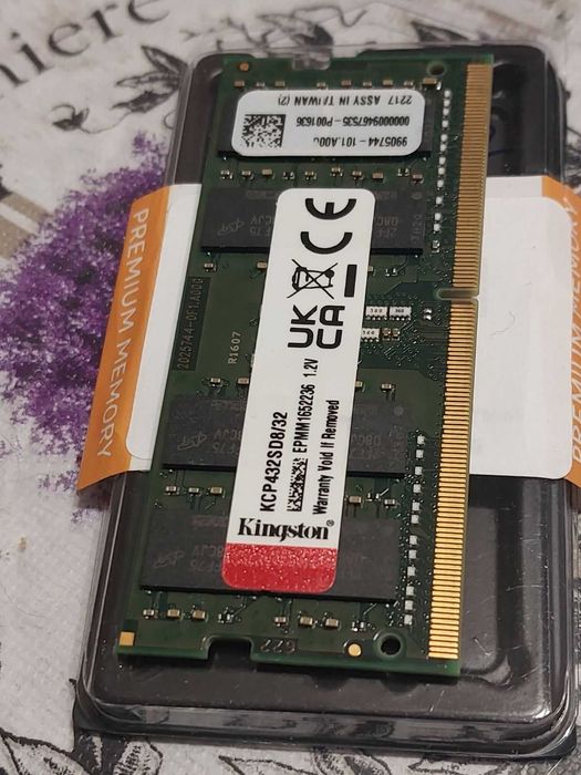 32GB 3200Mhz CL22 - DDR4 Ram памет (SO-DIMM, за лаптоп)