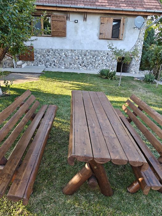 Set masa si 2 banci gradina