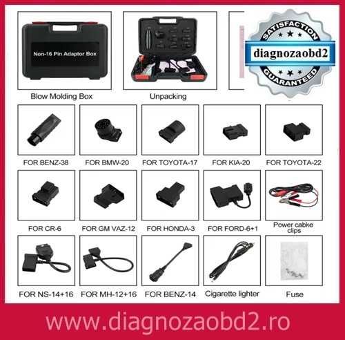Set adaptoare OBD , pt. tester auto Luanch X431 CRP919X, Pros Elite