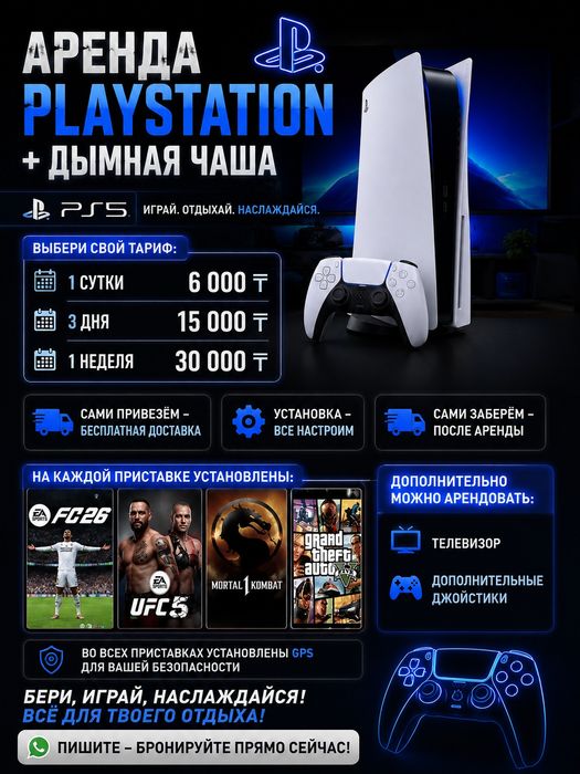Аренда PlayStation5
