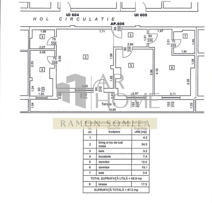 Apartament 3 camere, prima inchiriere, Ploiesti, Parcul Mihai Viteazul