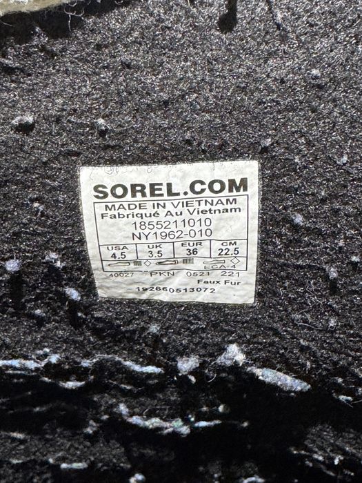 Cizme Sorel iarnă impermeabile, mărimea 36, stare foarte bună