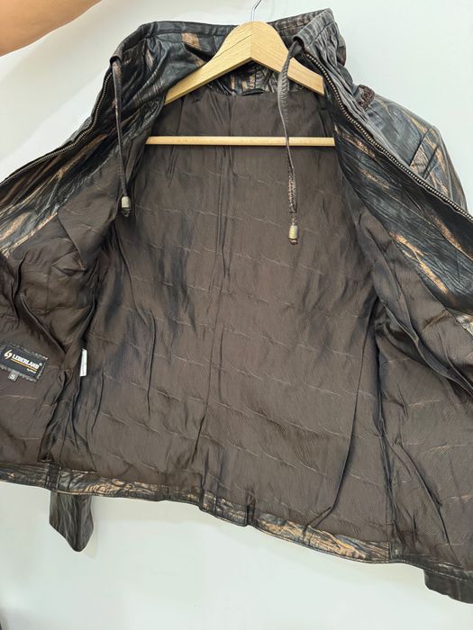 Кожено палто дълго