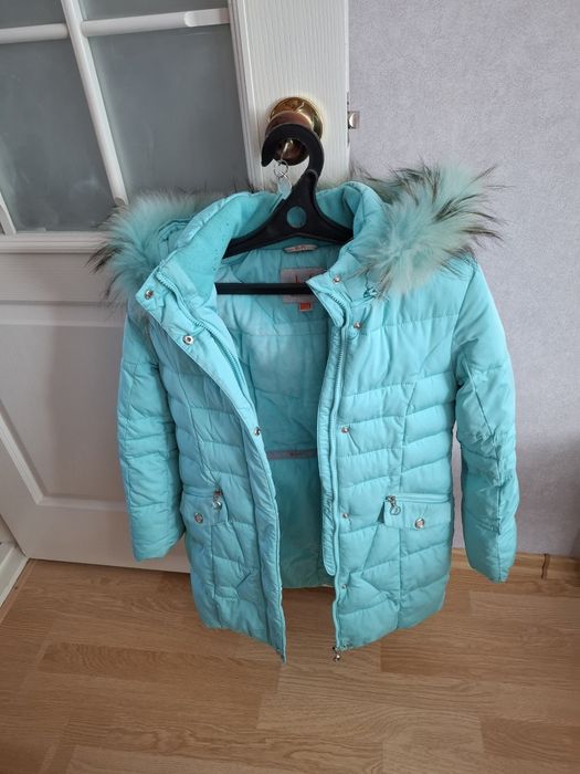 Зимние  пуховики для девочки