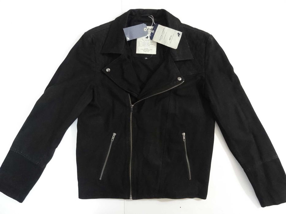 Jack & Jones,размер L,естествена кожа(набук) мъжко яке.
