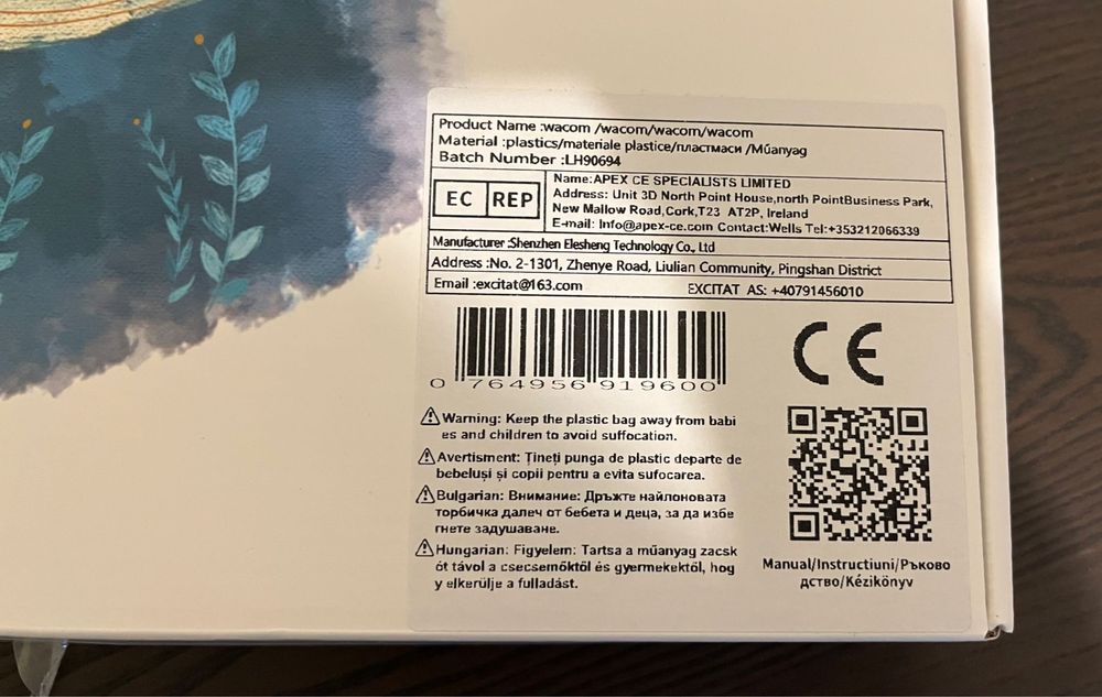 Tableta de desen, 10x6 inchi cu stilou si suport fara baterie