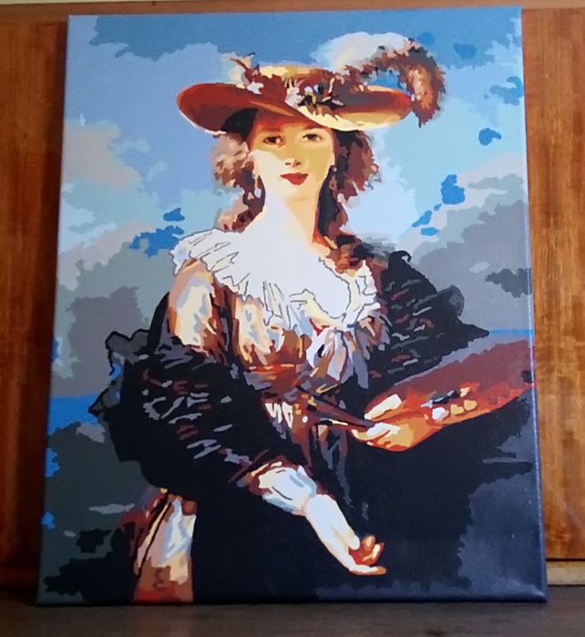 Картины по номерам. Готовые.