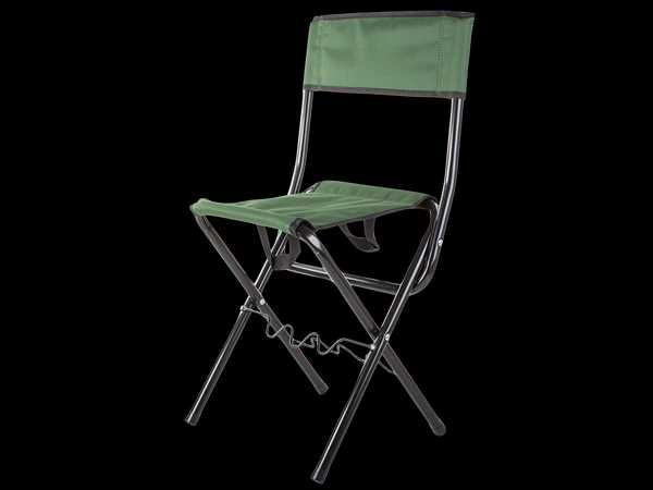 Риболовен стол с облегалка и държач за въдица